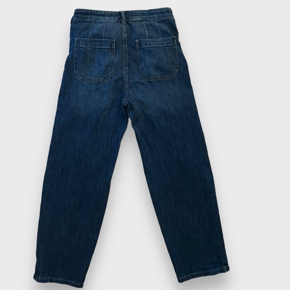Anthropologie Pilcro Crop High Rise Wide Leg Medium Wash Denim Jeans Women’s 26 - Picture 2 of 15